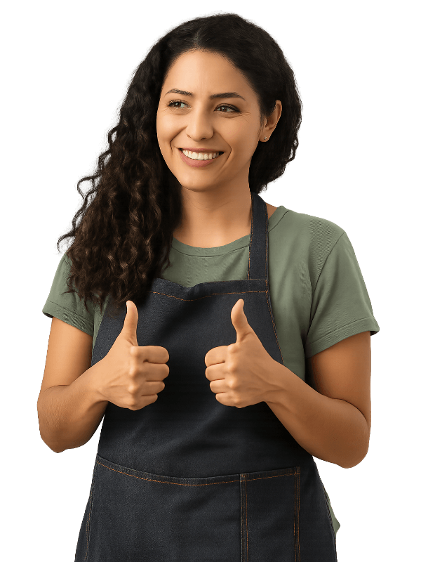 Dueño de negocio gestionando su tienda online con libertad